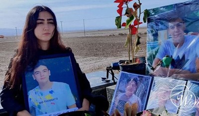 Abolfazls Schwester Marzieh trauert um ihren Bruder