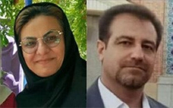 Lehrerin Zahra Esfandiari und der Lehrer Abdolrazagh Amiri