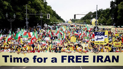 Free Iran Kundgebung in Berlin