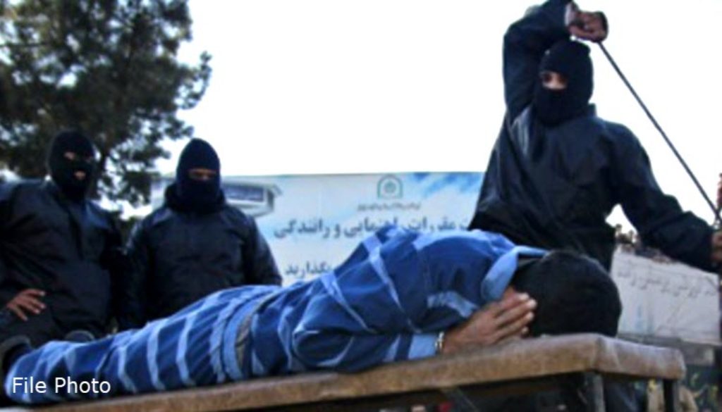 IRAN_Prisoner_Flogged_in_Public_in_Ahvaz