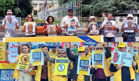 Mit Kundgebungen und Mahnwachen machen Exiliranerinnen und -Iraner immer wieder auf die Hinrichtungsgefahr aufmerksam, in der politische Gefangene im Iran sich befinden.